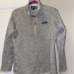 Patagonia Better Sweater Women's Medium Pelican Quarter 1/4 Zip